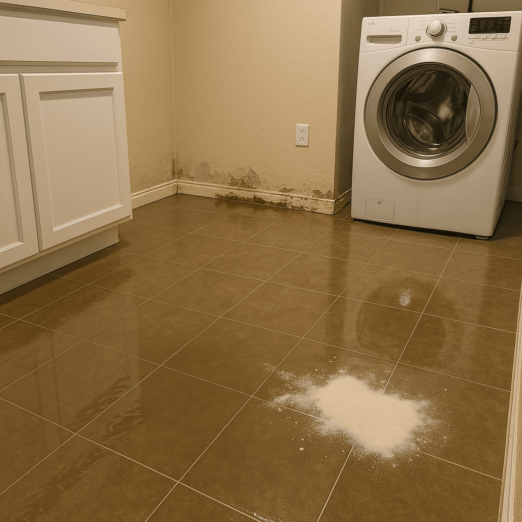 Before: Laundry Room Flooding