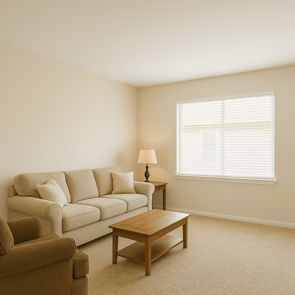 After: Living Room Ceiling Leak