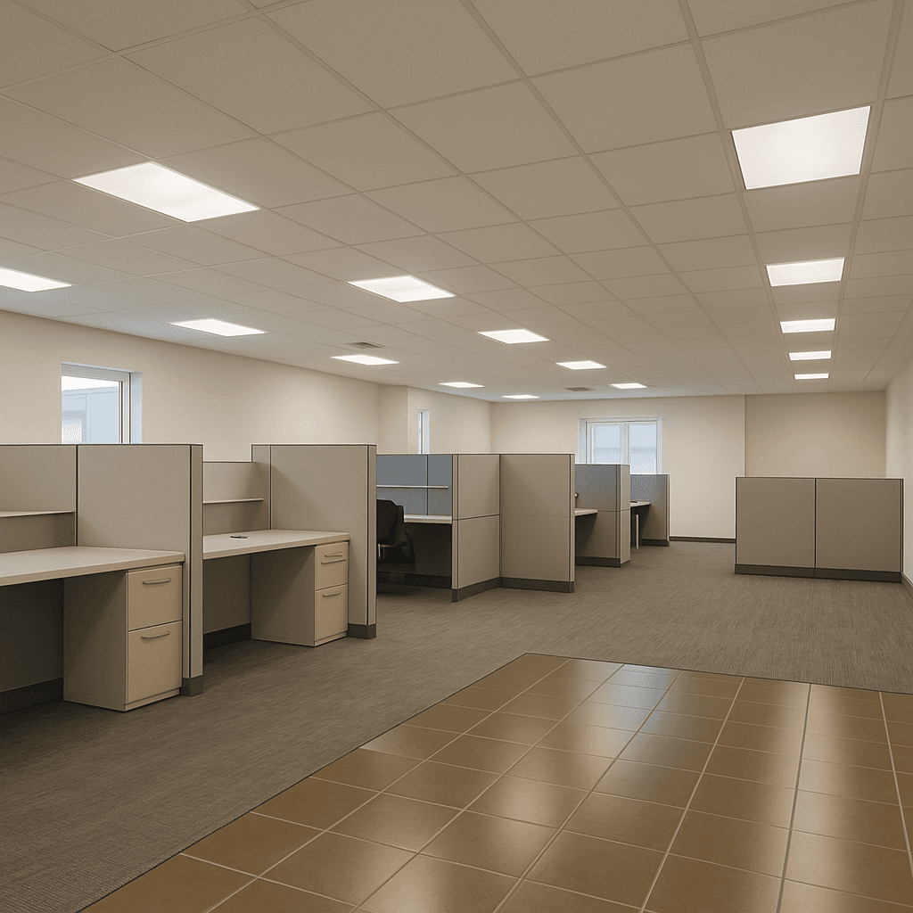 After: Commercial Office Flood