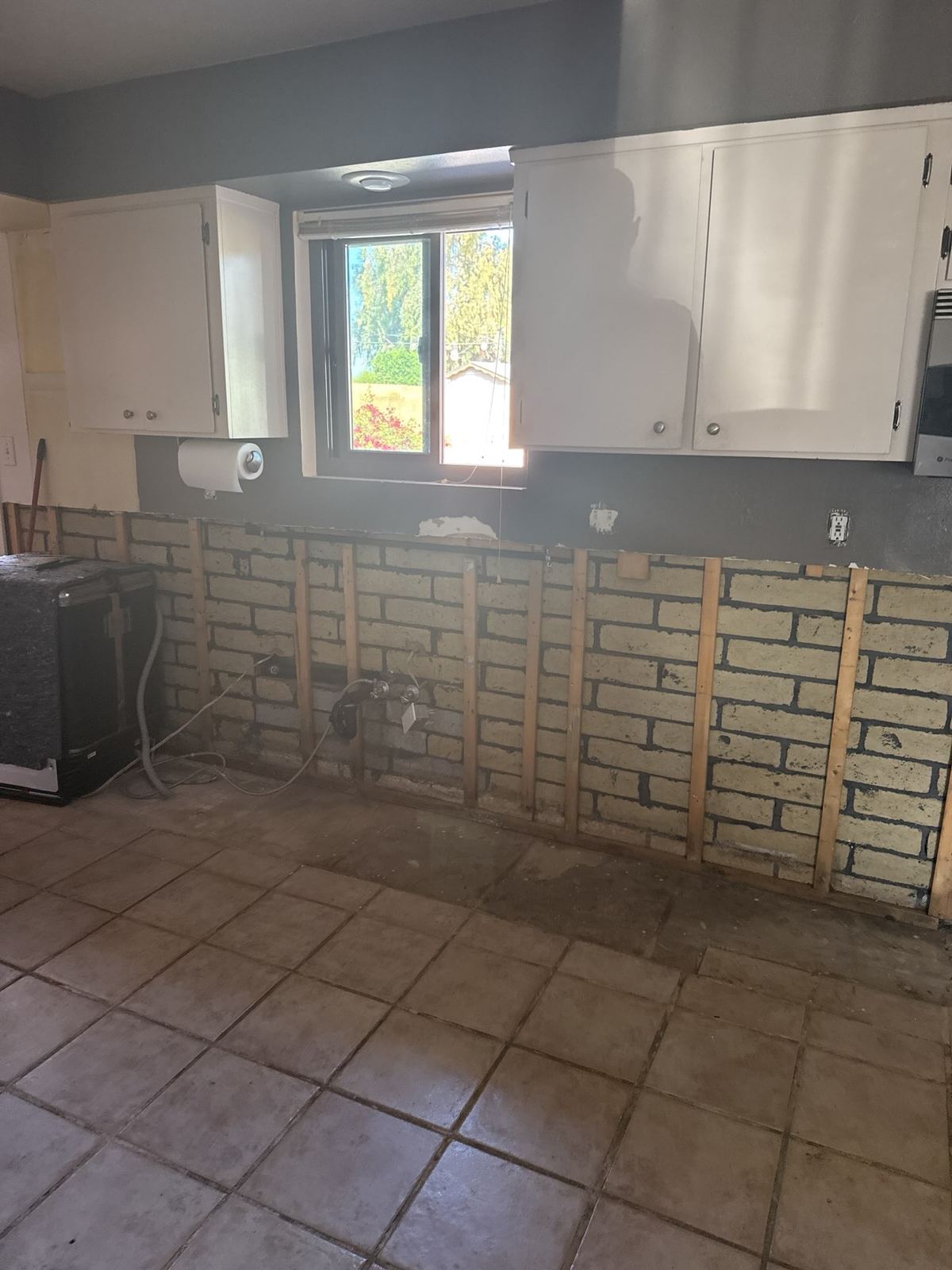 Same wall stripped to the brick in Phoenix