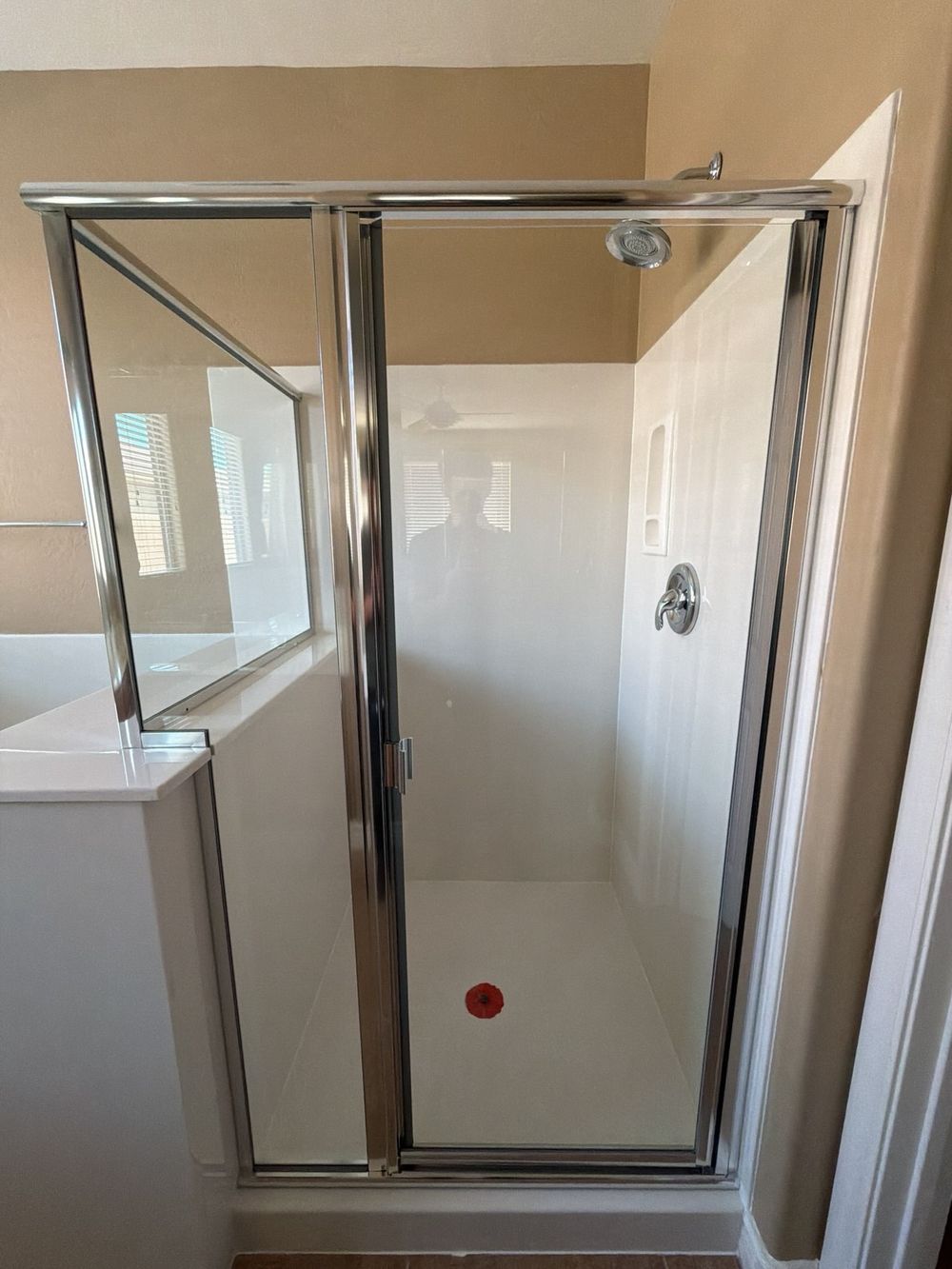 Frameless glass shower in Maricopa
